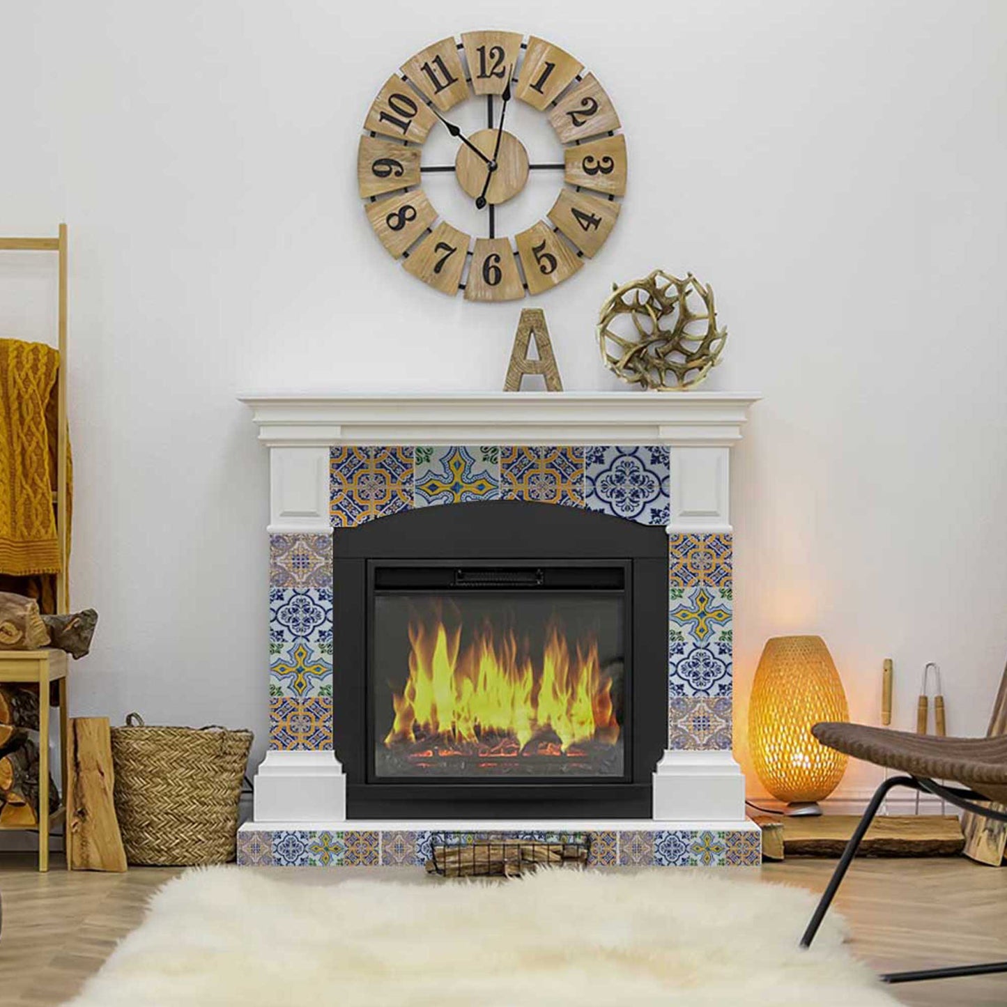 Different Spanish patterns Tile Stickers for home decoration Model - H401