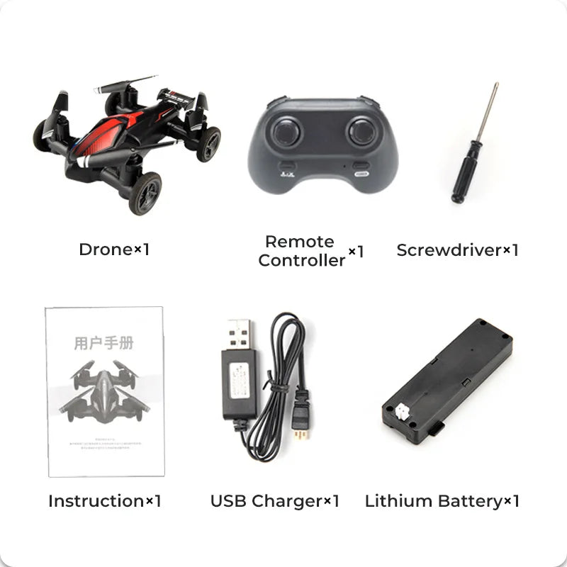 JJRC H103 Mini RC Quadcopter & Cars Combo