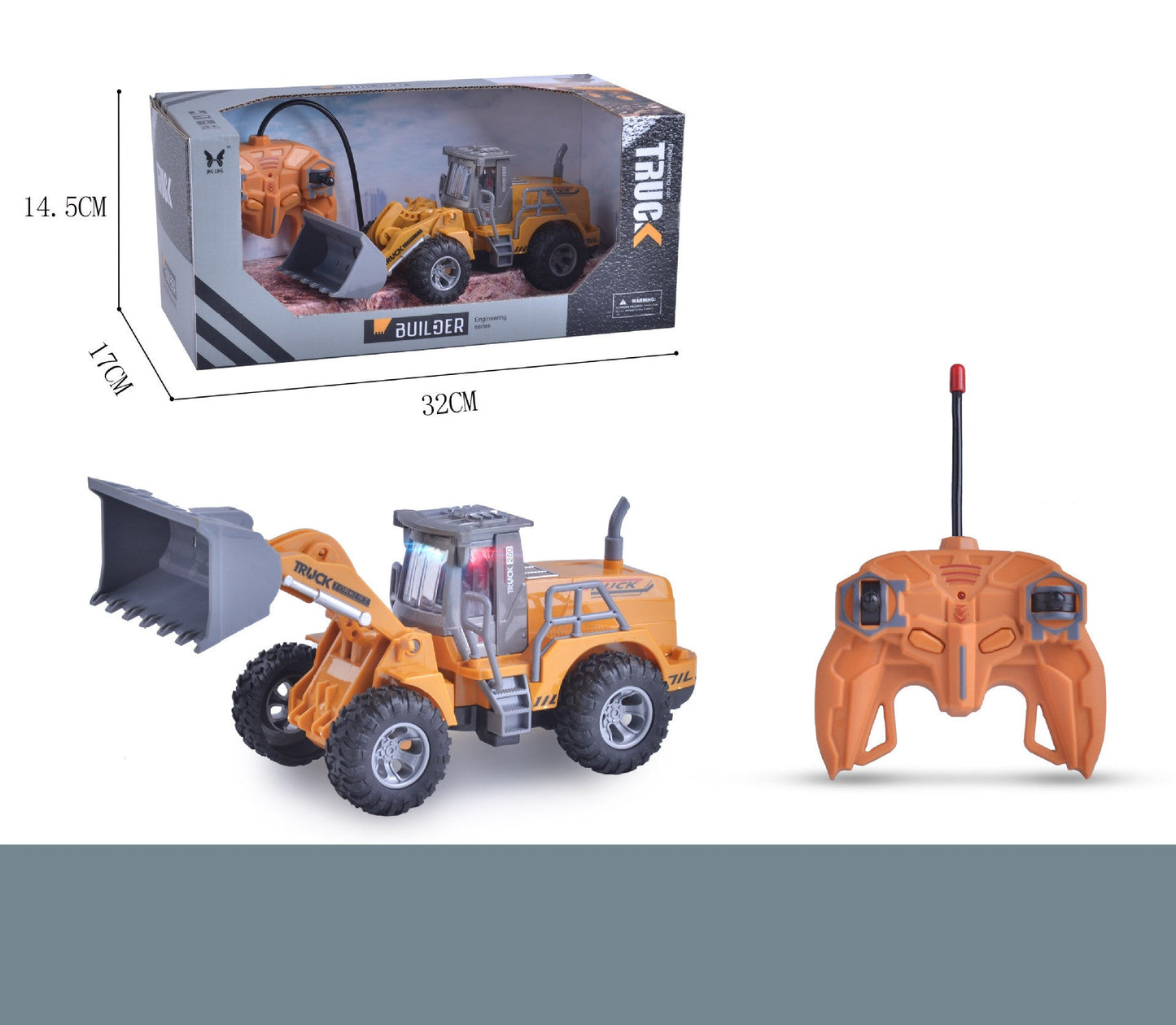 Remote Control Engineering Vehicle Toy