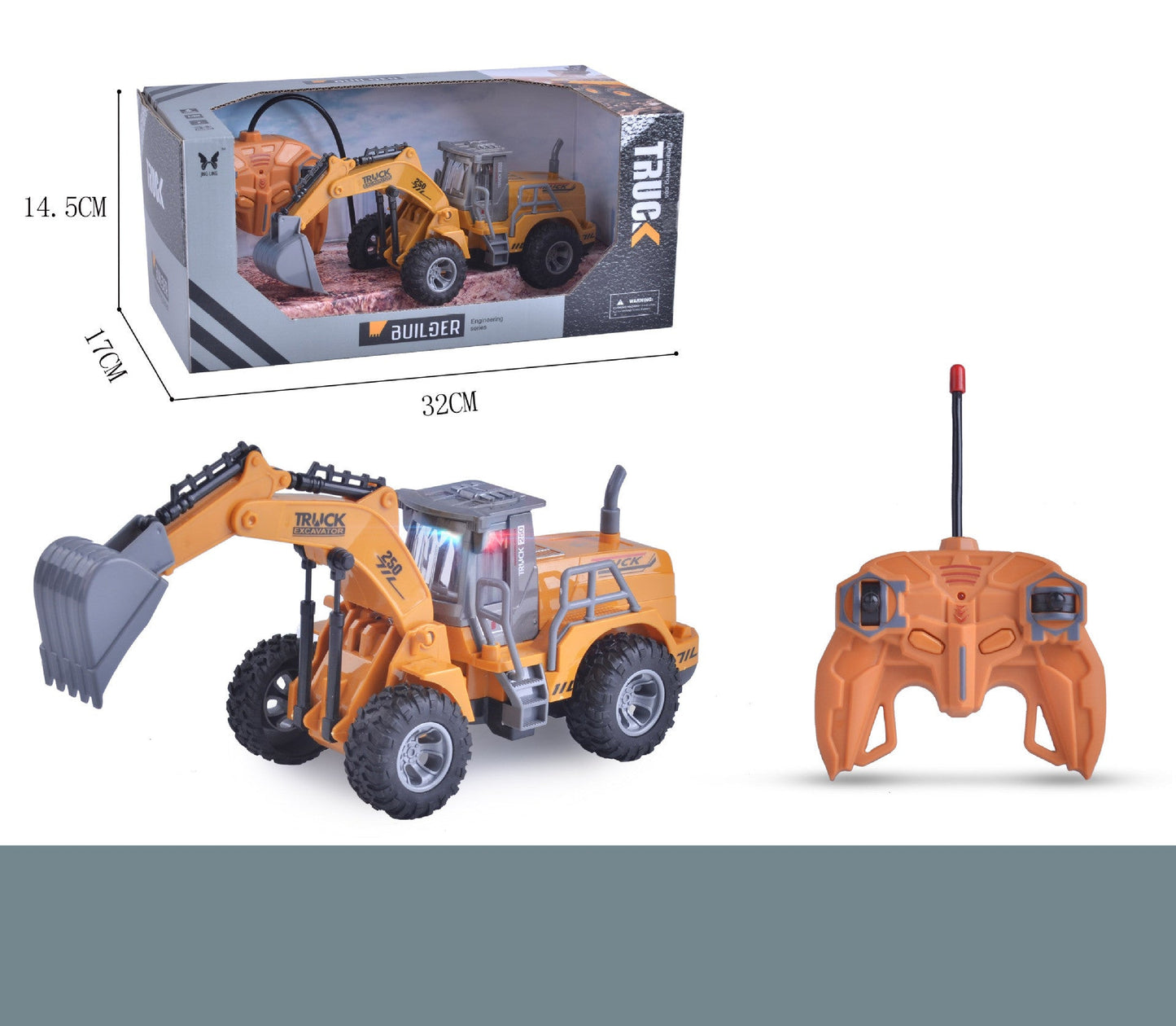 Remote Control Engineering Vehicle Toy