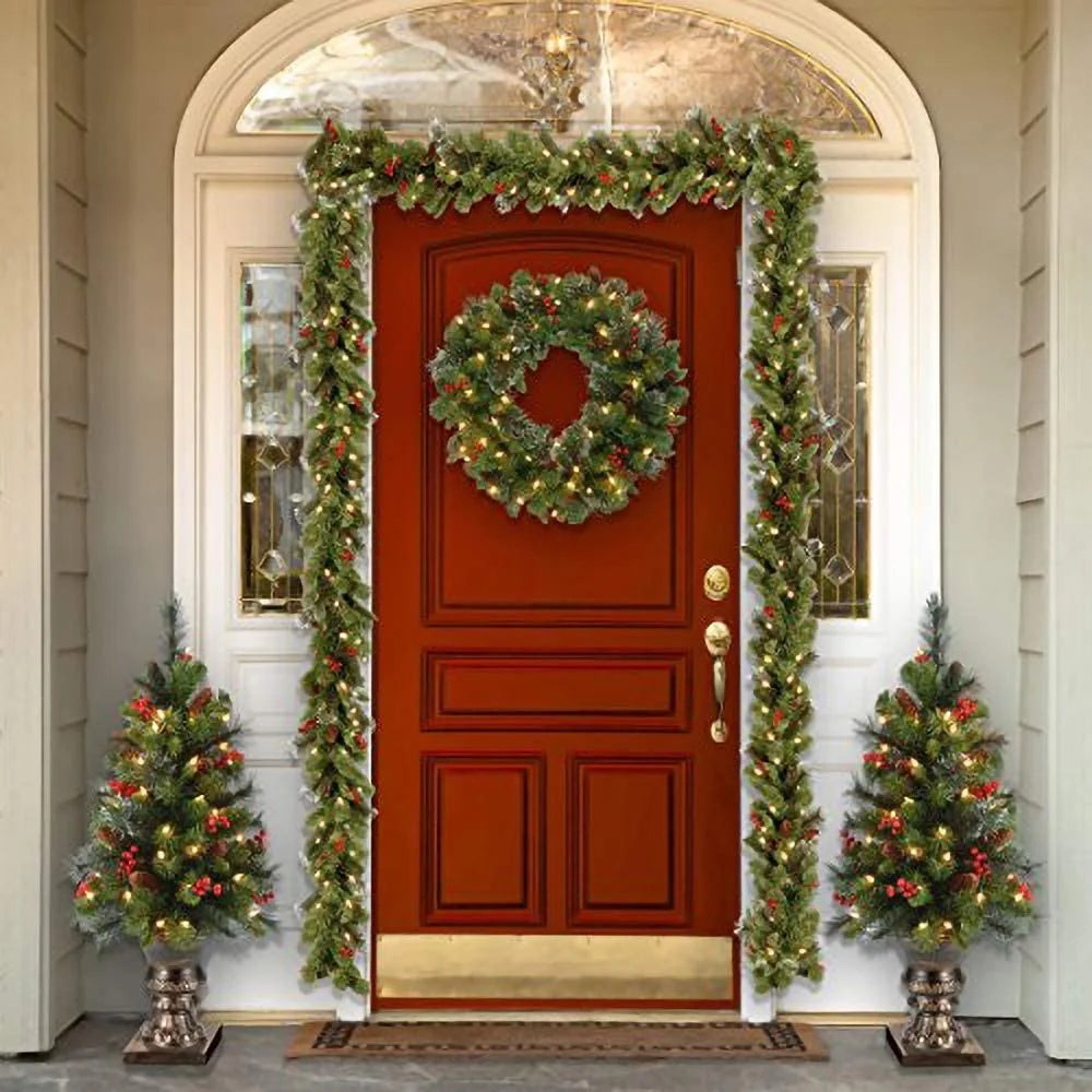 Artificial Christmas Garland Wreath for Home Decoration