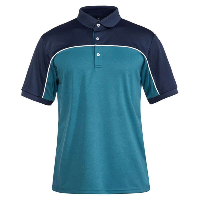 Color Block T-Shirts Mens Short Sleeve Polo Shirts Fashion Casual Golf Polos Business Tee Shirts Button Down Polo Shirt