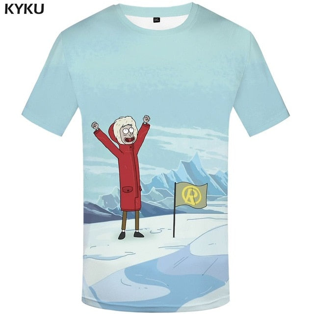 Tokyo Ghoul T-shirt Men Ken Kaneki T-shirts 3d Graffiti Tshirt Printed Japan Tshirts Casual Blood Anime Clothes