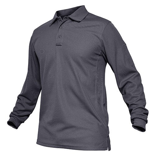 Men Army T Shirts Long Sleeve Military T-Shirts Summer Quick Dry Tactical Combat Tshirts Man Airsoft Hike Tee Shirts