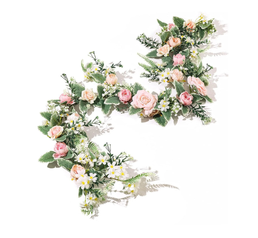 NNESN Multicolor Artificial Peonies Rose Flower Vine Ball - Wedding & Home Decoration-0