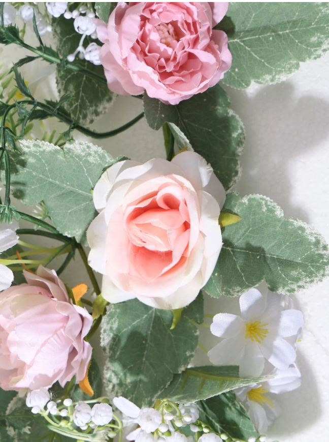 NNESN Multicolor Artificial Peonies Rose Flower Vine Ball - Wedding & Home Decoration-3
