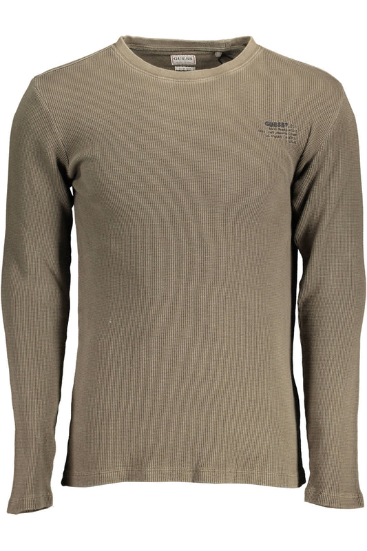 GUESS JEANS MEN'S GREEN SWEATER