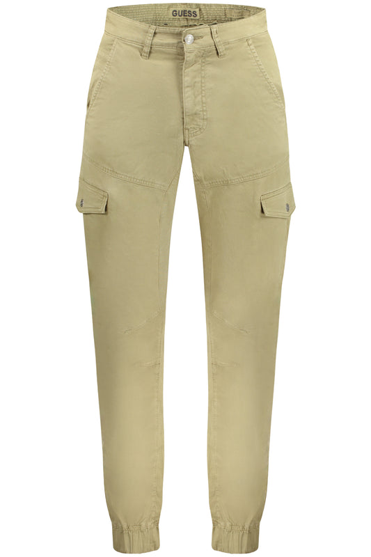 GUESS JEANS MEN'S GREEN PANTS
