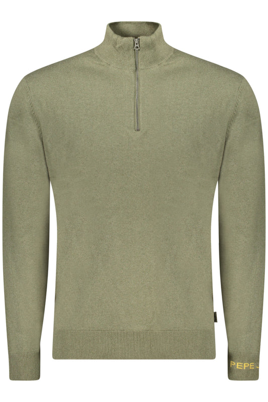 PEPE JEANS MEN'S GREEN SWEATER