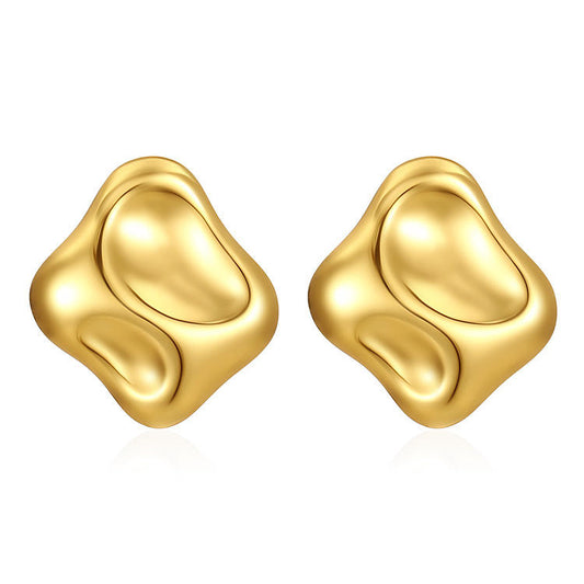 Chunky Stud Earrings - Bold & Stylish Statement Jewelry-0