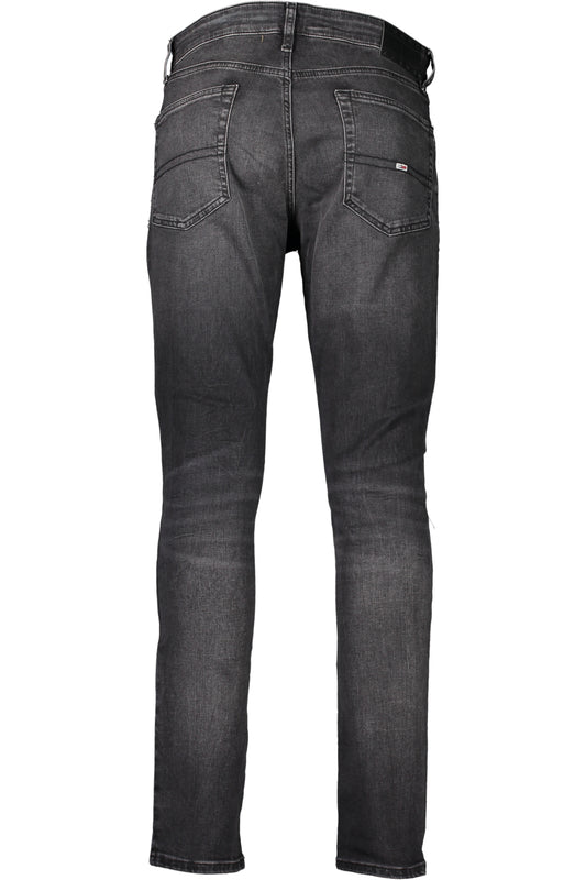 TOMMY HILFIGER MEN'S BLACK DENIM JEANS